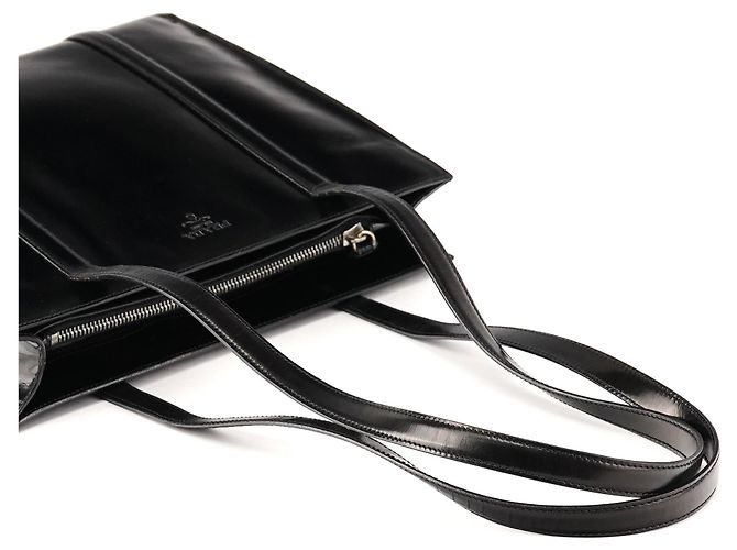 Prada Borsa tote sport 1995 in pelle spazzolato nera - vista 10