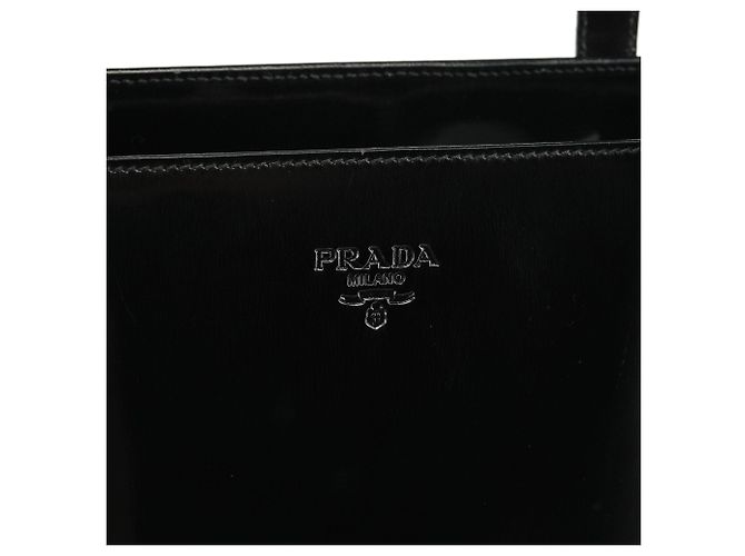 Prada Borsa tote sport 1995 in pelle spazzolato nera - vista 5