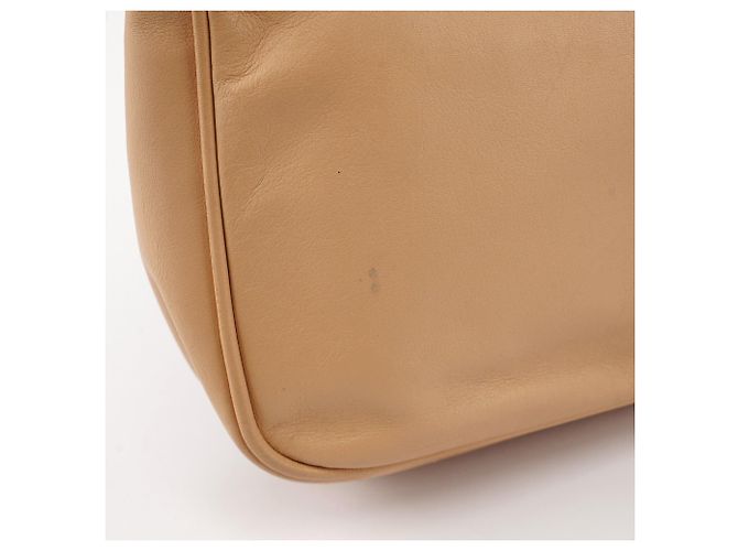 Bamboo Gucci Borsa a tracolla in vitello beige con bambù - vista 12
