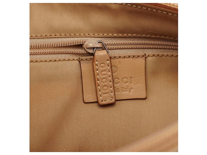 Bamboo Gucci Borsa a tracolla in vitello beige con bambù - vista 15