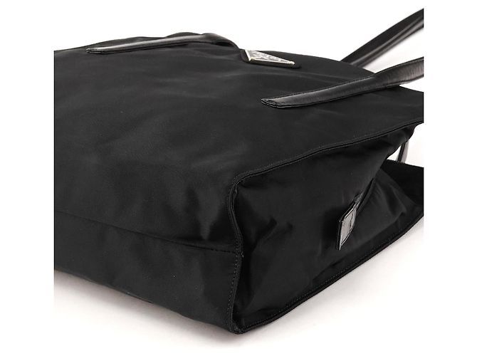 Prada Borsa Tote 1995 Black Tessuto Nappa - vista 10
