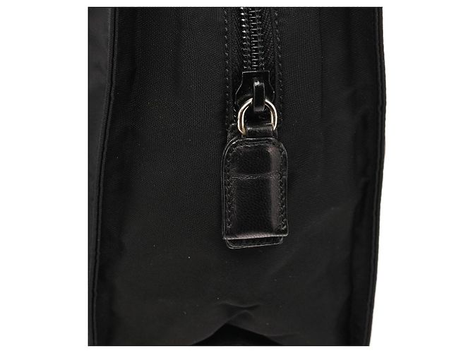Prada Borsa Tote 1995 Black Tessuto Nappa - vista 7