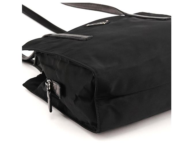 Prada Borsa Tote 1995 Black Tessuto Nappa - vista 9