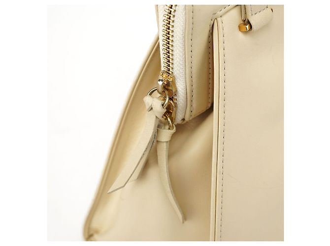 Chloé Borsa a mano in pelle beige - vista 7