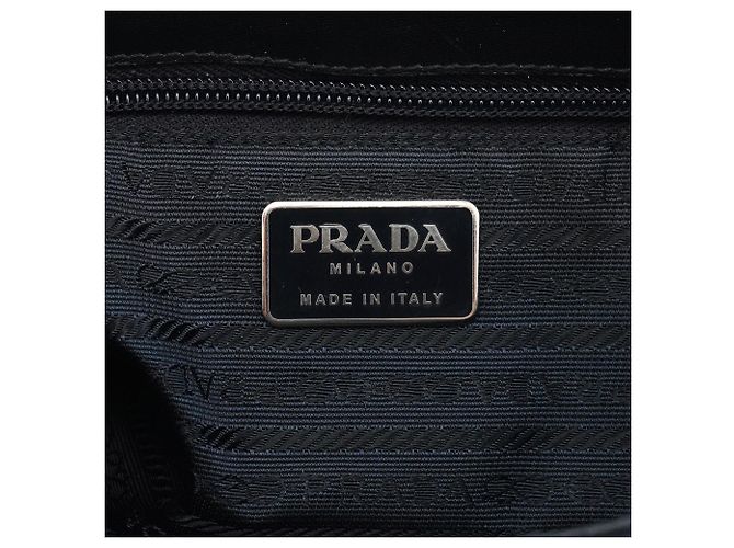 Prada Borsa a tracolla Navy Nappa Trend Nylon Buckle - vista 10