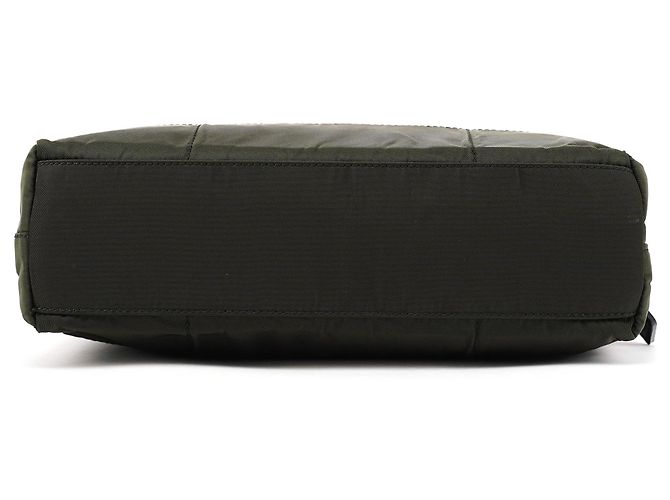 Prada Borsa Tote B8353 Dark Green Tessuto Impuntu con tracolla a catena - vista 4