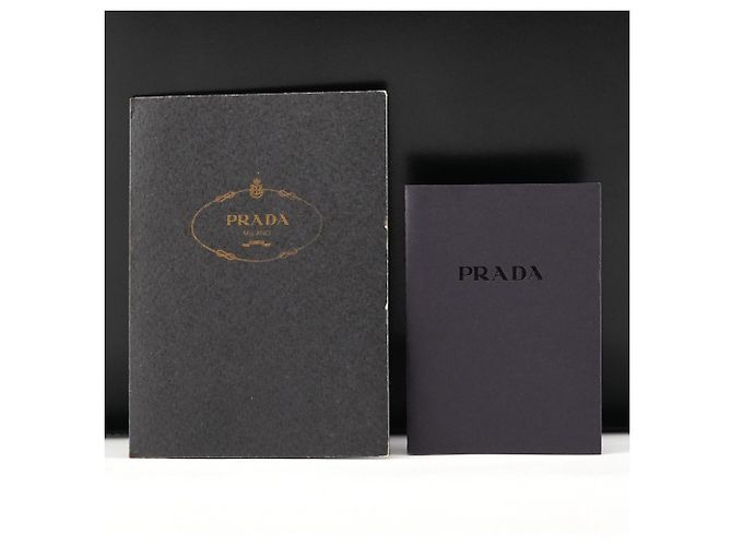 Prada Borsa a tracolla 1998 in pelle Vitello nera - vista 10