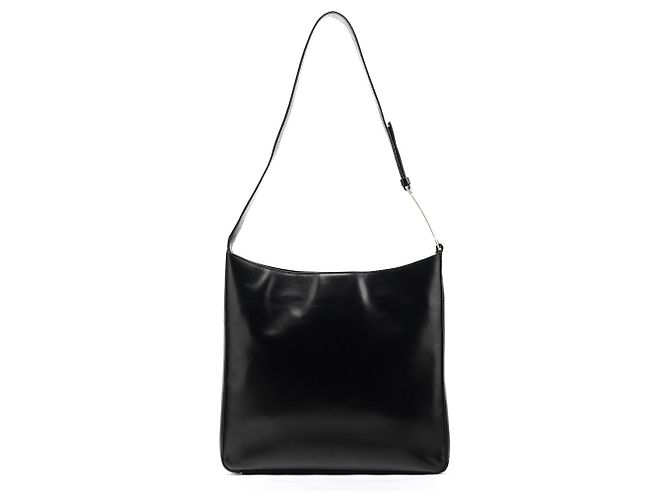 Prada Borsa a tracolla 1998 in pelle Vitello nera - vista 3