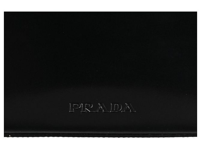 Prada Borsa a tracolla 1998 in pelle Vitello nera - vista 6