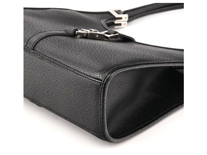 Gucci 002 1068 Borsa a tracolla Jackie in pelle nera - vista 8