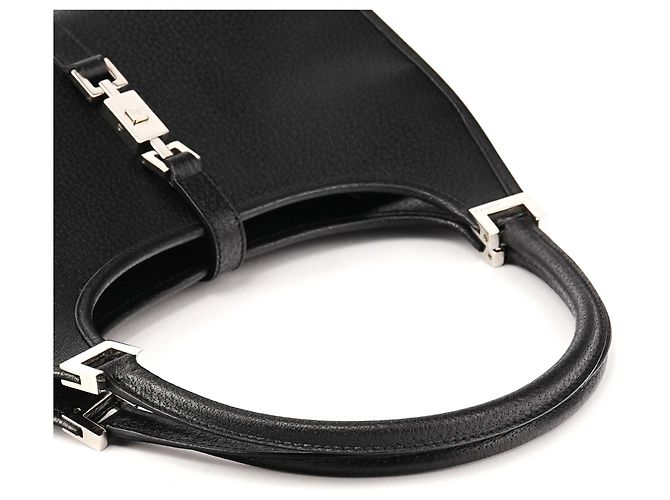 Gucci 002 1068 Borsa a tracolla Jackie in pelle nera - vista 9
