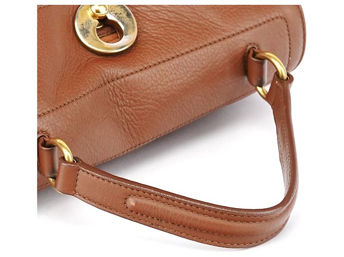 Yves Saint Laurent 283761 Borsa 2-Way Muse Two in pelle Light Brown - vista 10
