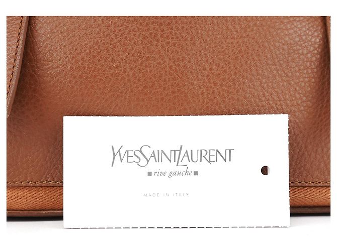 Yves Saint Laurent 283761 Borsa 2-Way Muse Two in pelle Light Brown - vista 11
