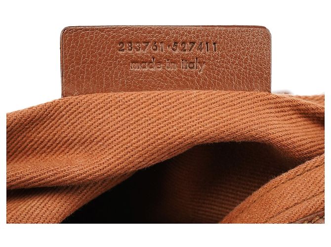 Yves Saint Laurent 283761 Borsa 2-Way Muse Two in pelle Light Brown - vista 15