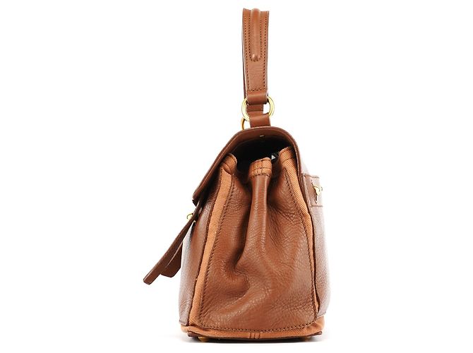Yves Saint Laurent 283761 Borsa 2-Way Muse Two in pelle Light Brown - vista 2