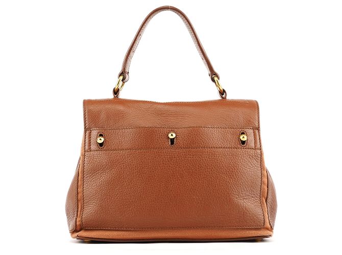 Yves Saint Laurent 283761 Borsa 2-Way Muse Two in pelle Light Brown - vista 3