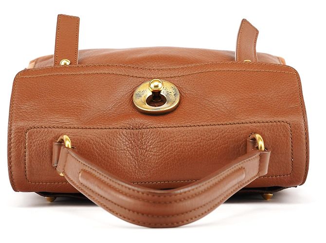 Yves Saint Laurent 283761 Borsa 2-Way Muse Two in pelle Light Brown - vista 4