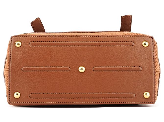 Yves Saint Laurent 283761 Borsa 2-Way Muse Two in pelle Light Brown - vista 5