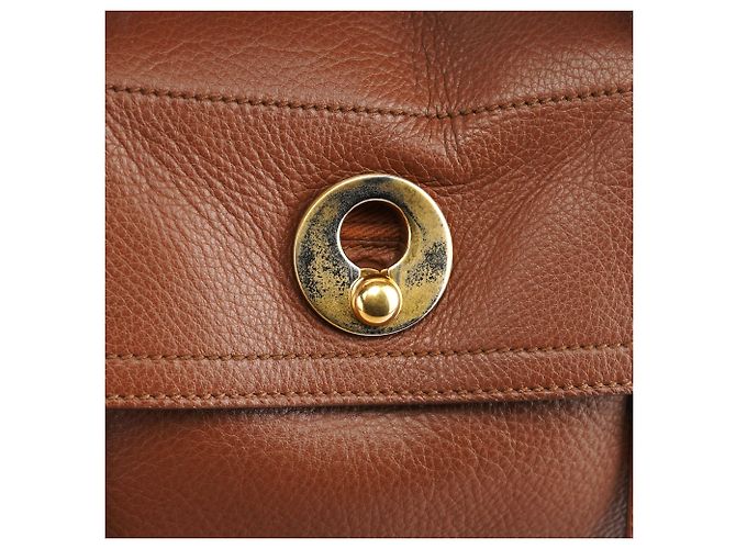 Yves Saint Laurent 283761 Borsa 2-Way Muse Two in pelle Light Brown - vista 6