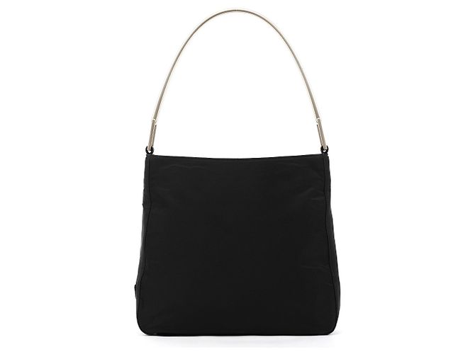 Prada Borsa a spalla 1998 Black Tessuto Metallo - vista 3