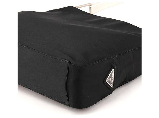 Prada Borsa a spalla 1998 Black Tessuto Metallo - vista 8