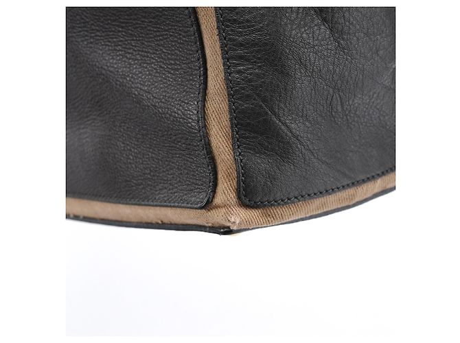 Yves Saint Laurent 229680 Borsa Muse Two in pelle marrone - vista 12