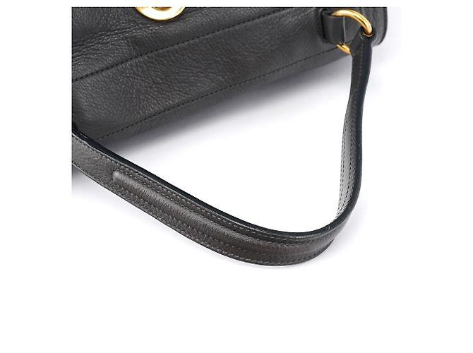 Yves Saint Laurent 229680 Borsa Muse Two in pelle marrone - vista 13