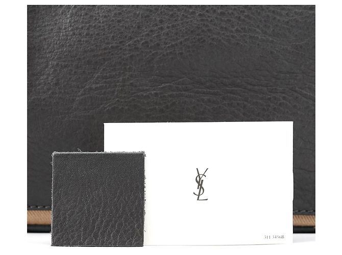 Yves Saint Laurent 229680 Borsa Muse Two in pelle marrone - vista 15