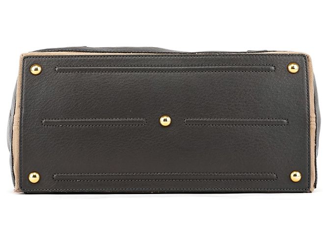 Yves Saint Laurent 229680 Borsa Muse Two in pelle marrone - vista 5
