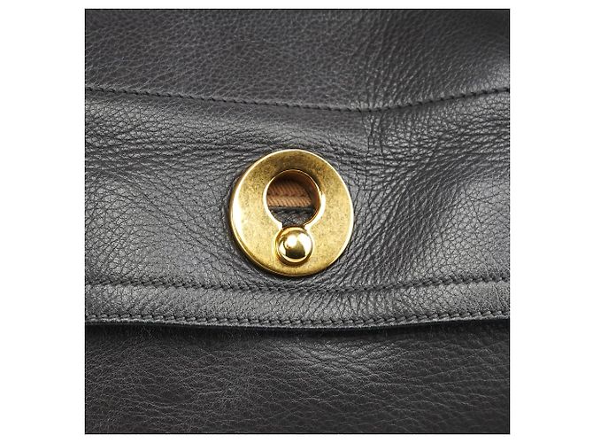Yves Saint Laurent 229680 Borsa Muse Two in pelle marrone - vista 6