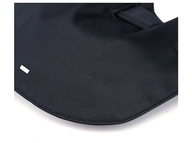 Gucci Borsa a tracolla in raso nero - vista 7