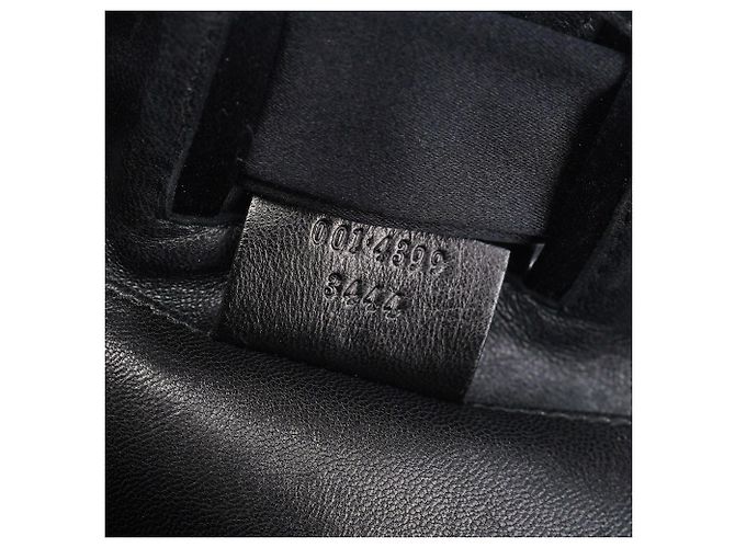 Gucci Borsa a tracolla in raso nero - vista 9
