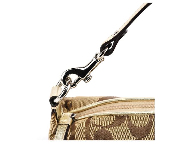 Coach Borsa Hobo Patchwork Signature Beige - vista 9