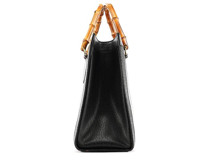 Gucci 035694 Borsa tote Diana Bamboo in pelle nera - vista 2