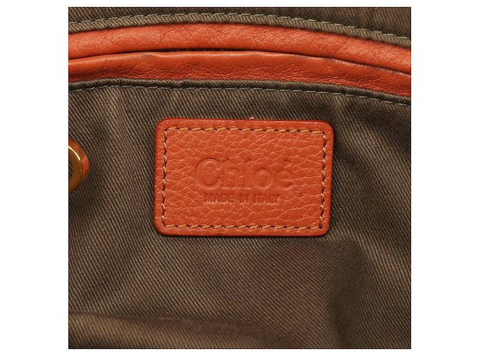 Chloé Borsa a tracolla Marcie in pelle marrone chiaro - vista 10