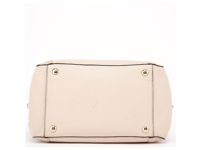 Chloé Borsa Tote 2-Way in pelle di vitello beige - vista 5