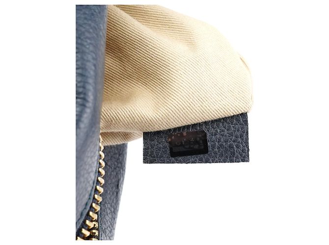 Chloé Borsa Paraty 2-Way in pelle blu navy - vista 18