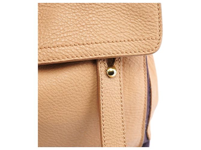 Yves Saint Laurent 283761 Borsa 2-Way Muse Two in pelle Beige Brown - vista 7