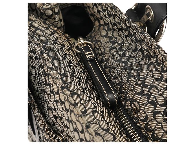 Coach Borsa Tote Soho Signature Grey Black F10927 - vista 10