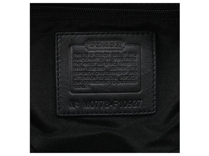 Coach Borsa Tote Soho Signature Grey Black F10927 - vista 11
