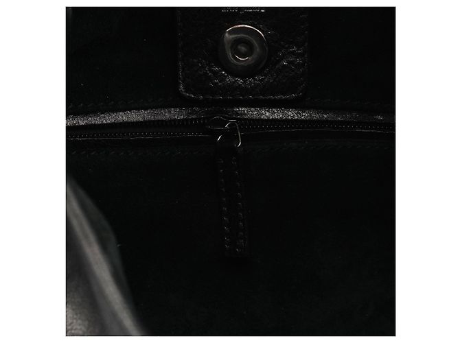 Yves Saint Laurent Borsa Mini Mombasa 2002 in pelle nera - vista 10