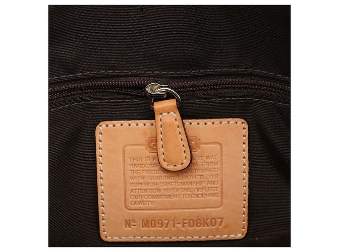 Coach Borsa Tote Signature F08K07 Beige Tan - vista 15