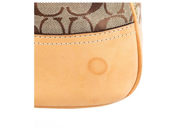 Coach Borsa Tote Signature F08K07 Beige Tan - vista 9
