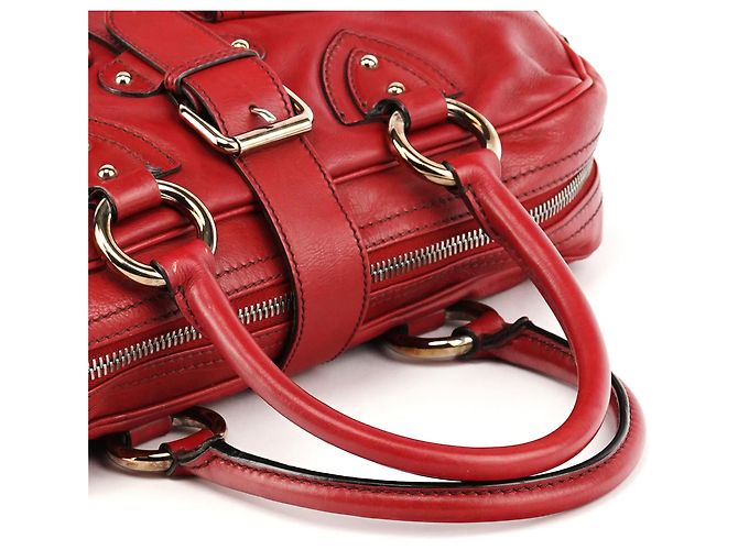 Marc Jacobs Borsa Tote Venetia in pelle rossa - vista 10