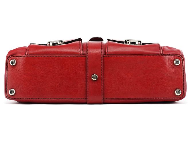 Marc Jacobs Borsa Tote Venetia in pelle rossa - vista 5