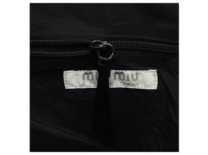 Miu Miu Borsa Tote in Tweed Olografico Grigio - vista 12