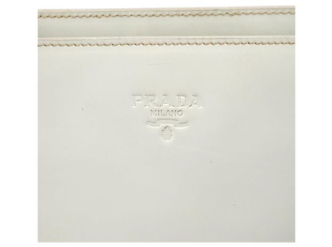 Prada Borsa Tote Sport Spazzolato Avorio 1995 - vista 5