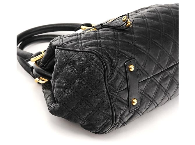 Marc Jacobs Borsa Stam 2-Way in pelle trapuntata nera - vista 10