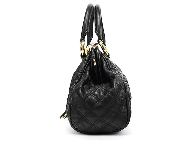 Marc Jacobs Borsa Stam 2-Way in pelle trapuntata nera - vista 2