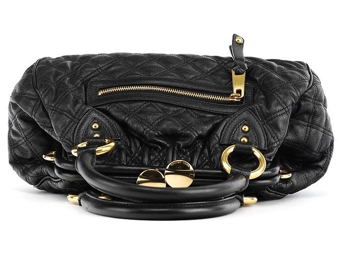 Marc Jacobs Borsa Stam 2-Way in pelle trapuntata nera - vista 4